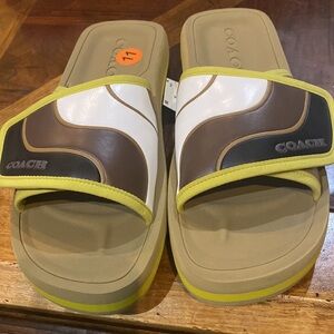 Coach slides Sandal. Men 11 women 12.5
